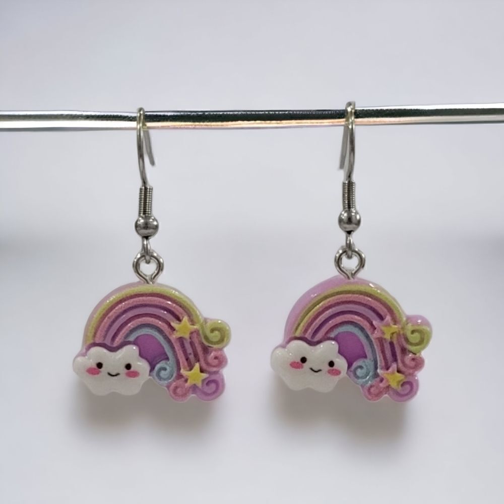 🌈Smiling Rainbow Earrings🌈(2-A010-F)-Jewelry for Women